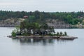 Islets of Stockholm Archipelago in Baltic Sea