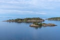 Islets of Stockholm Archipelago in Baltic Sea