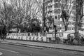 ISLINGTON, LONDON, ENGLAND- 18 November 2020: Save Our Trees protest camp at Dixon Clark Court