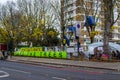 ISLINGTON, LONDON, ENGLAND- 18 November 2020: Save Our Trees protest camp at Dixon Clark Court