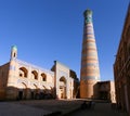 Islom hoja minaret in Itchan Kala - Khiva Royalty Free Stock Photo
