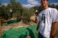 ISM volunteers in an olive grove, Palestine