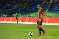 Ismaily Goncalves defender of Shakhtar Donetsk drives the ball during the Ukraine premier League Royalty Free Stock Photo