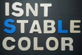 Isnt stable color