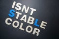 Isnt stable color