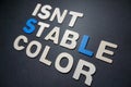 Isnt stable color