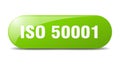 iso 50001 button. sticker. banner. rounded glass sign