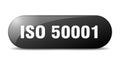 iso 50001 button. sticker. banner. rounded glass sign