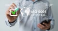 ISO 9001 Certified Global Quality Management System Royalty Free Stock Photo