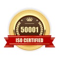 ISO 50001 certified medal - Energy management
