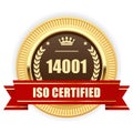 ISO 14001 certified medal - Environmental management