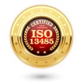 ISO 13485 certified medal - Medical devices