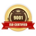 ISO 9001 certified medal - Quality management