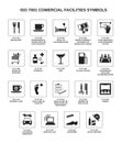 Iso 7001 comercial facilities symbols