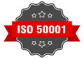 iso 50001 label. iso 50001 isolated seal. sticker. sign
