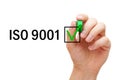 ISO 9001 Quality Management System Certified Concept Royalty Free Stock Photo