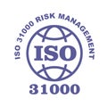 ISO 31000 stamp sign - guidance on risk management standard