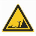 ISO 7010 Standard Icon Pictogram Symbol Safety Sign Warning Danger Warning Incoming tides