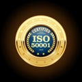 ISO 50001 standard medal - Energy management