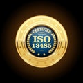 ISO 13485 standard medal - Medical devices