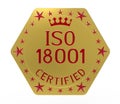 ISO 18001 standard Royalty Free Stock Photo