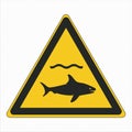 ISO 7010 Standard Icon Pictogram Symbol Safety Sign Warning Danger Sharks