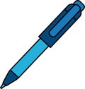 isoalte illustration of a pen Royalty Free Stock Photo