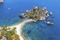 Isola Bella island and beach in Taormina, Sicily, Italy Royalty Free Stock Photo