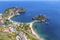 Isola Bella island and beach in Taormina, Sicily, Italy Royalty Free Stock Photo