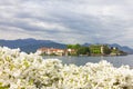 Isola Bella island, Maggiore lake view, Stresa, Lombardy, Italy Royalty Free Stock Photo