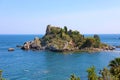 Isola Bella island of Taormina in Sicily, Italy Royalty Free Stock Photo