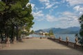 Isola Bella island. View to Isola dei Pescatori in Maggiore lake Royalty Free Stock Photo