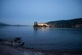 Isola Bella, Stresa. Lake - lago - Maggiore, Italy. by night Royalty Free Stock Photo