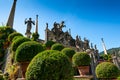 Botanical gardens, Borromeo palace, Isola bella, Lake lago Maggiore, Italy. Royalty Free Stock Photo