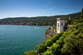 Botanical gardens, Borromeo palace, Isola bella, lake Lago Maggiore, Italy. Royalty Free Stock Photo