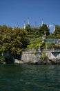 Isola Bella , Stresa, Lake - lago - Maggiore, Italy. Hanging gardens Royalty Free Stock Photo