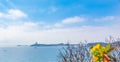 Isola dei Cavoli lighthouse under a cloudy sky