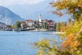 Isola dei Pescatori, Lake Maggiore, Italy Royalty Free Stock Photo