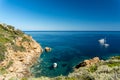 Isola del Giglio, arcipelago toscano. Crystal clear water