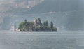 Isola di Loreto Lake Iseo Italy Royalty Free Stock Photo