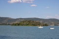 Isola Minore on Trasimeno Lake Royalty Free Stock Photo