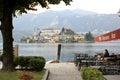 Isola San Giulio in Lake Orta, Italy Royalty Free Stock Photo