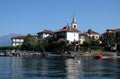 Isola Superiore dei Pescatori - the Fishermen Island, Borromeo Islands of Lake Maggiore, Italy Royalty Free Stock Photo