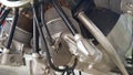 Antique technology  aircraft plane engine Royalty Free Stock Photo