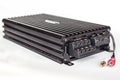 Isolate a 4 channel car amplifier Royalty Free Stock Photo