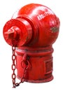Isolate Fire Protection Pipe Royalty Free Stock Photo