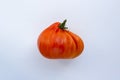 Isolate - large ripe tomato on white background