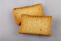 Isolate milk toast or rusk Royalty Free Stock Photo