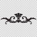 Isolate ornament in baroque style