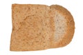 Isolate slice whole wheat bread